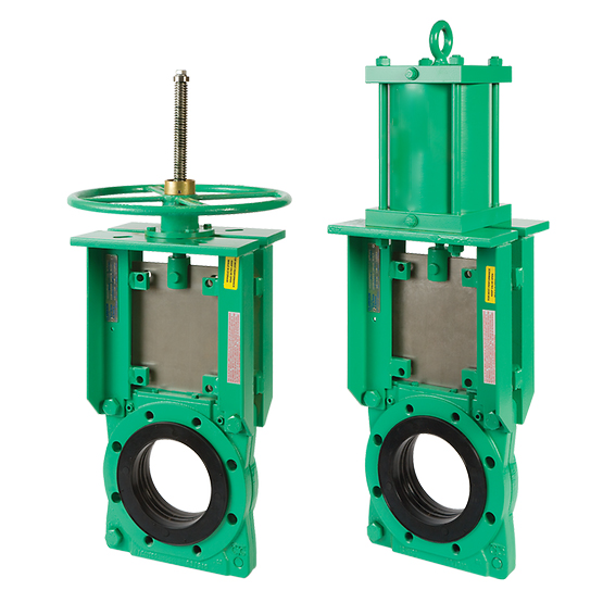 KGD wafer style slurry valve