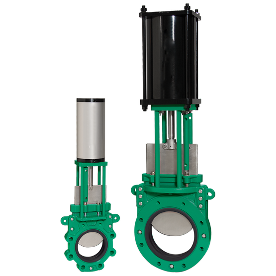 SU10R Polyurethane knife gate 